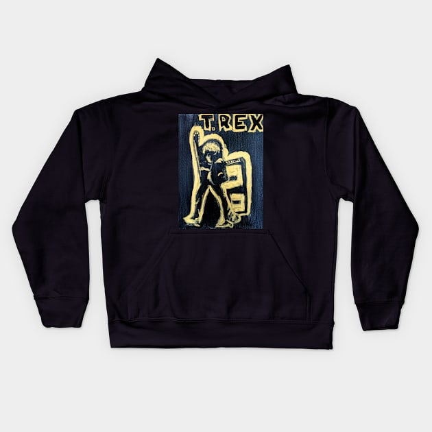 T. Rex Kids Hoodie by scoop16